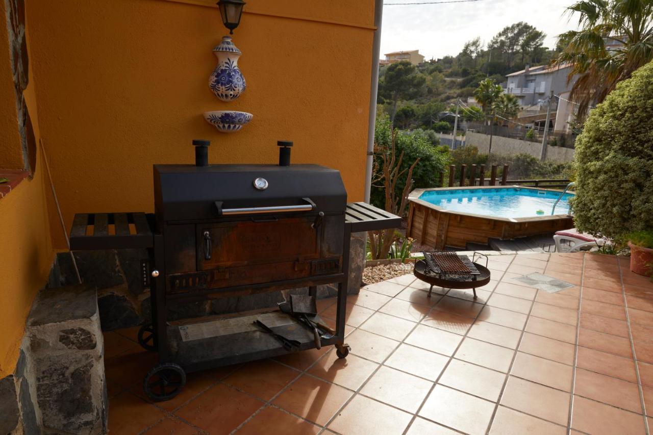 Amazing Vila Close To Sitges, Jacuzzi, Swimming Pool & Exellent Views Olivella Exteriör bild