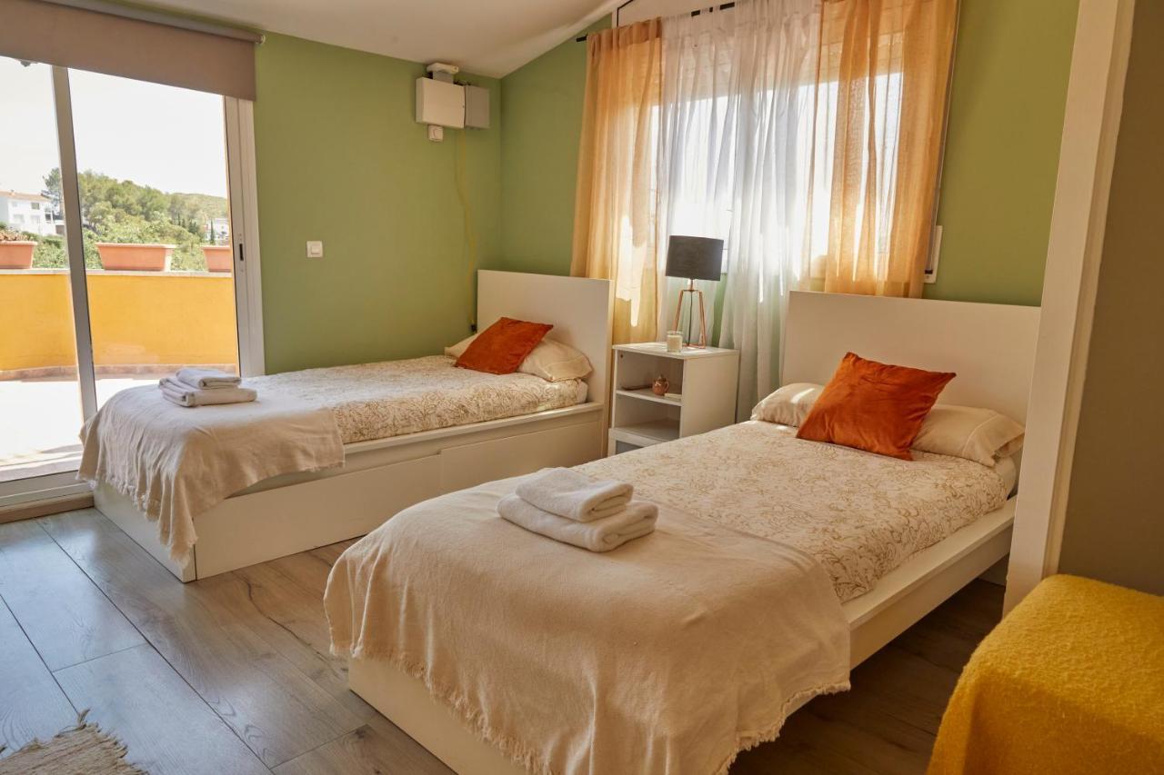 Amazing Vila Close To Sitges, Jacuzzi, Swimming Pool & Exellent Views Olivella Exteriör bild